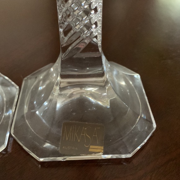 Mikasa Crystal Candlesticks - Picture 3 of 3